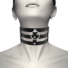 COQUETTE CHIC DESIRE HAND CRAFTED CHOKER VEGAN LEATHER - FETISH - Image 2