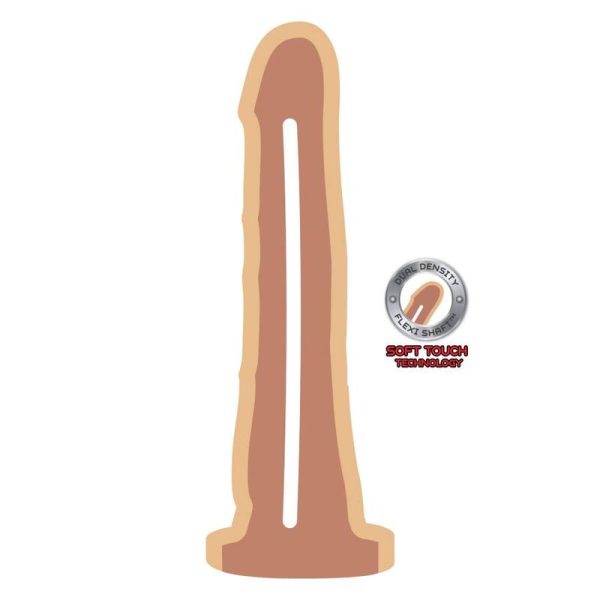 GET REAL - DUAL DENSITY DONG 19 CM SKIN - Image 2