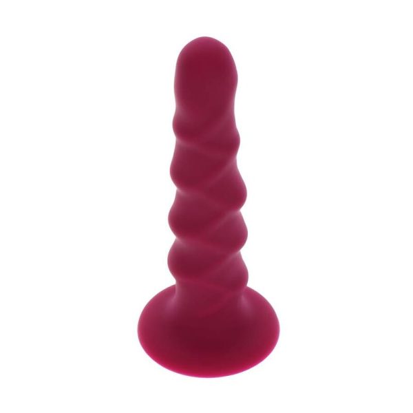 GET REAL - RIBBED DONG 12 CM RED - Image 3