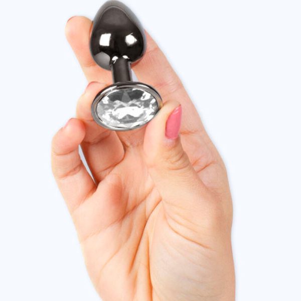 SECRET PLAY - GUNMETAL BUTT PLUG SMALL SIZE 7 CM - Image 3
