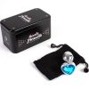 SECRET PLAY - METAL BUTT PLUG BLUE HEART SMALL SIZE 7 CM - Image 4