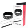 DARKNESS BLACK FURRY COLLAR WITH LEASH - Image 2