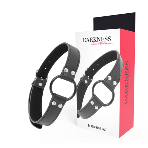 DARKNESS BLACK GAG RING 3.6CM - Image 2