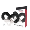 DARKNESS PLEASURE FURRY HANDCUFFS BLACK - Image 2