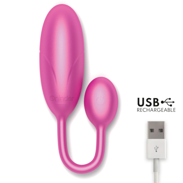 ONINDER - DENVER VIBRATING EGG PINK 7 X 2.7 CM FREE APP - Image 6