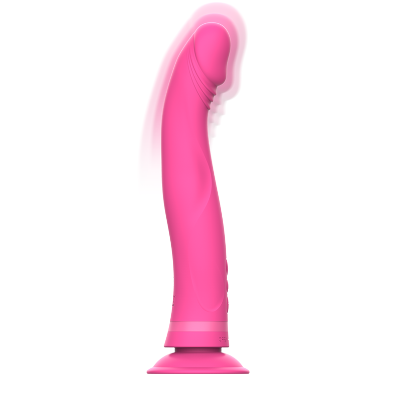INTENSE' - MICHELANGELO DILDO VIBRATOR SILICONE PINK - Image 2