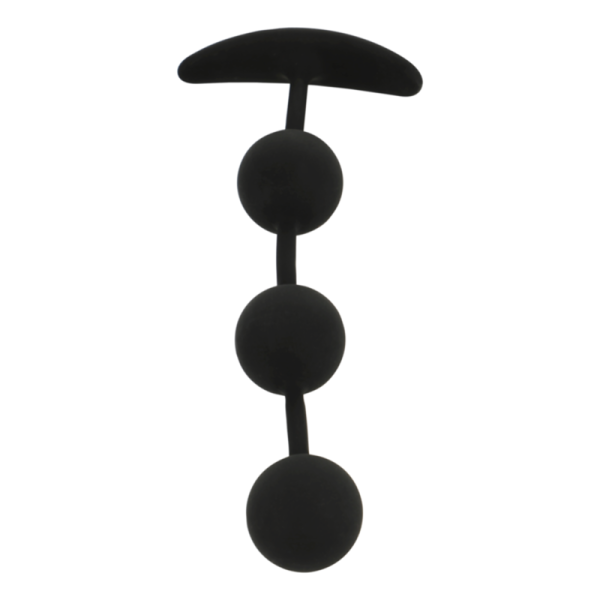 BLACK & SILVER' - HARRY' ANAL BEADS 14 CM - Image 4