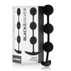 BLACK & SILVER' - HARRY' ANAL BEADS 14 CM