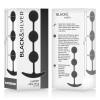 BLACK & SILVER' - HARRY' ANAL BEADS 14 CM - Image 5