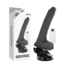 BASECOCK REALISTIC VIBRATOR REMOTE CONTROL BLACK 19 CM - Image 2