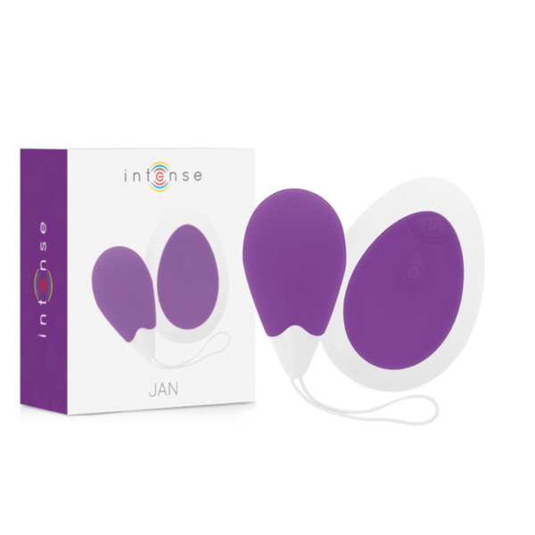 INTENSE JAN VIBRATING EGG REMOTE DEEP PURPLE - Image 2
