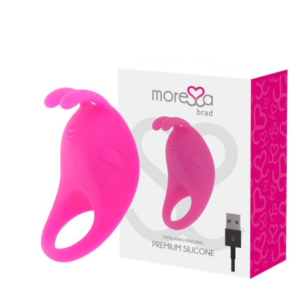 MORESSA BRAD PREMIUM SILICONE RECHARGEABLE ROSA - Image 2