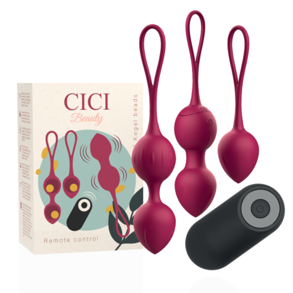 CICI BEAUTY PREMIUM SILICONE 3 VIBRATING KEGEL BEADS REMOTE CONTROL - Image 2