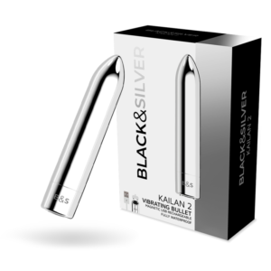 BLACK & SILVER BULLET VIBRATING KAILAN 2 SILVER