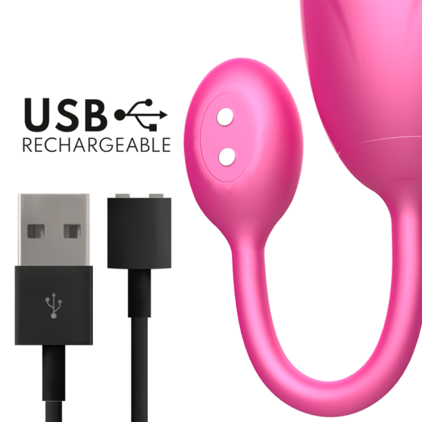 ONINDER - DENVER VIBRATING EGG PINK 7 X 2.7 CM FREE APP - Image 7
