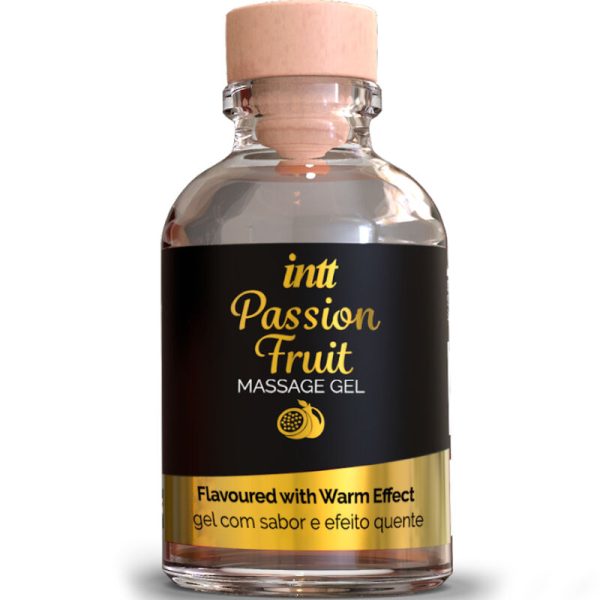INTT - PASSION FRUIT FLAVORED MASSAGE GEL WITH HEAT EFFECT