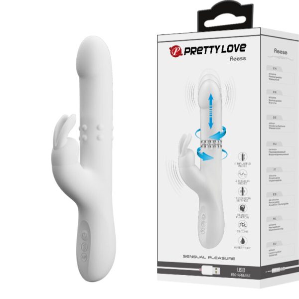 PRETTY LOVE - REESE ROTATING VIBRATOR SILVER - Image 2