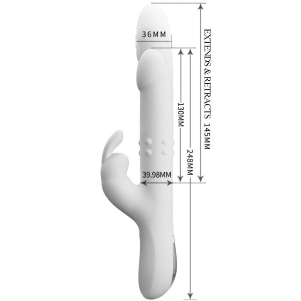 PRETTY LOVE - REESE ROTATING VIBRATOR SILVER - Image 5