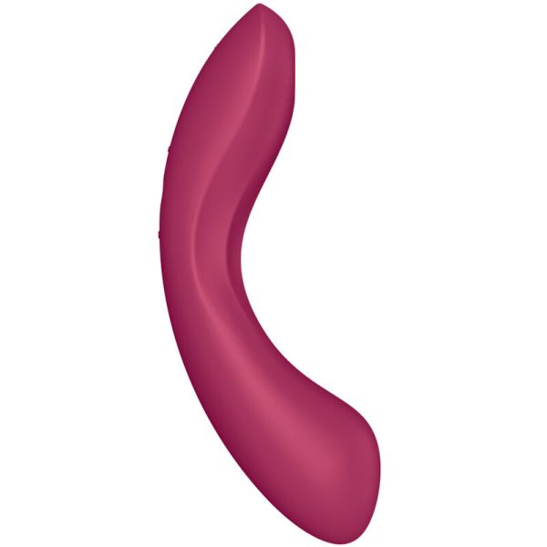 SATISFYER - CURVE TRINITY 1 AIR PULSE VIBRATION RED - Image 7