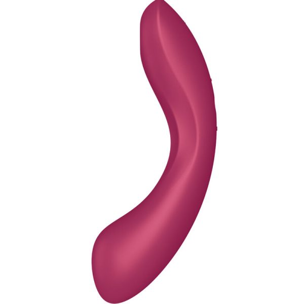 SATISFYER - CURVE TRINITY 1 AIR PULSE VIBRATION RED - Image 9