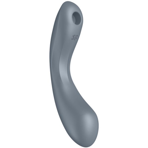 SATISFYER - CURVE TRINITY 1 AIR PULSE VIBRATION GREY - Image 2