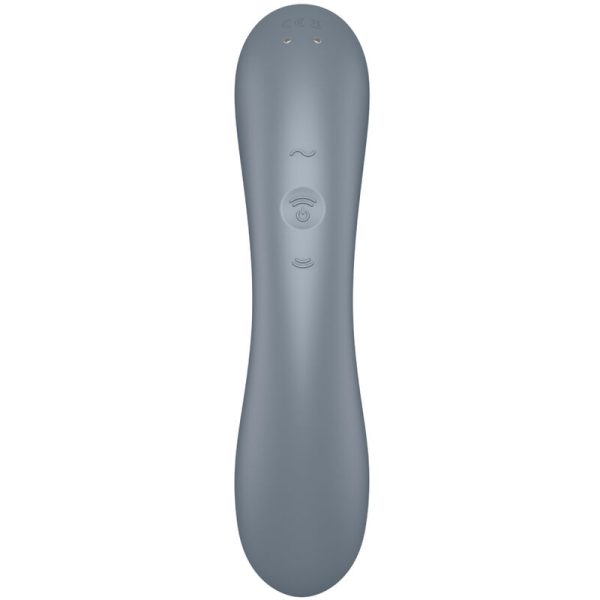 SATISFYER - CURVE TRINITY 1 AIR PULSE VIBRATION GREY - Image 6
