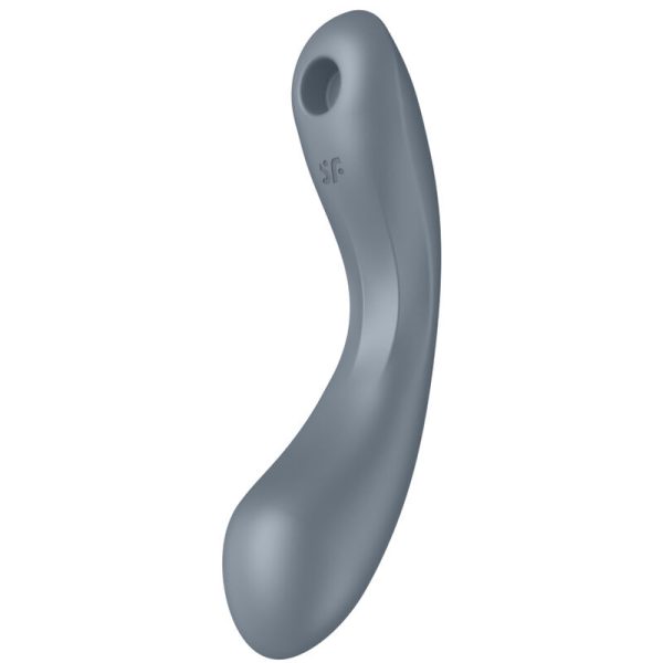 SATISFYER - CURVE TRINITY 1 AIR PULSE VIBRATION GREY - Image 3