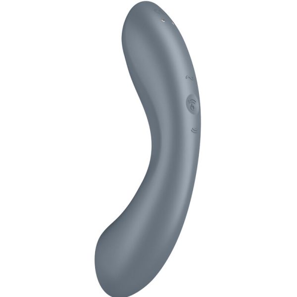 SATISFYER - CURVE TRINITY 1 AIR PULSE VIBRATION GREY - Image 9