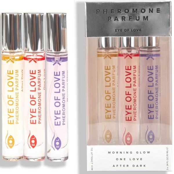 EYE OF LOVE - EOL PHR PARFUM 10ML SET/3 - MORNING GLOW, ONE LOVE, AFTER DARK