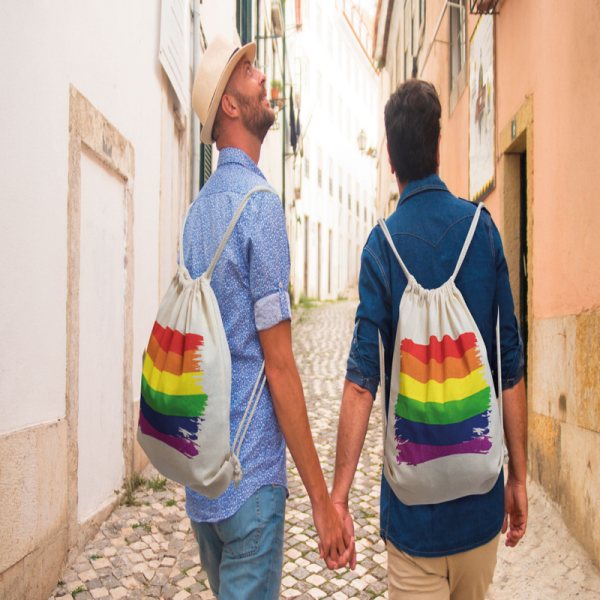 PRIDE - COTTON LGBT FLAG BACKPACK - Image 3