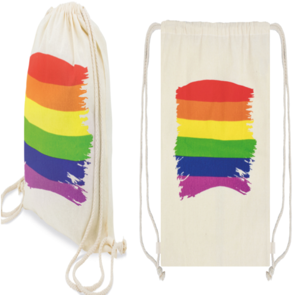 PRIDE - COTTON LGBT FLAG BACKPACK - Image 2