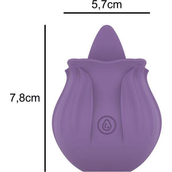 INTENSE - VIOLET CL TORIS STIMULATOR 10 VIBRATIONS LILAC - Image 5