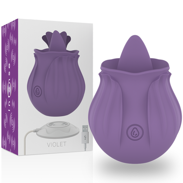 INTENSE - VIOLET CL TORIS STIMULATOR 10 VIBRATIONS LILAC - Image 2