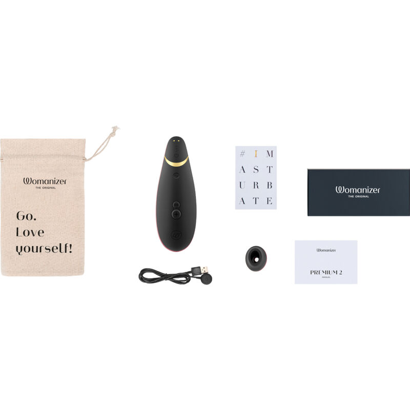 WOMANIZER - PREMIUM 2 CLITORAL STIMULATOR BLACK - Image 6