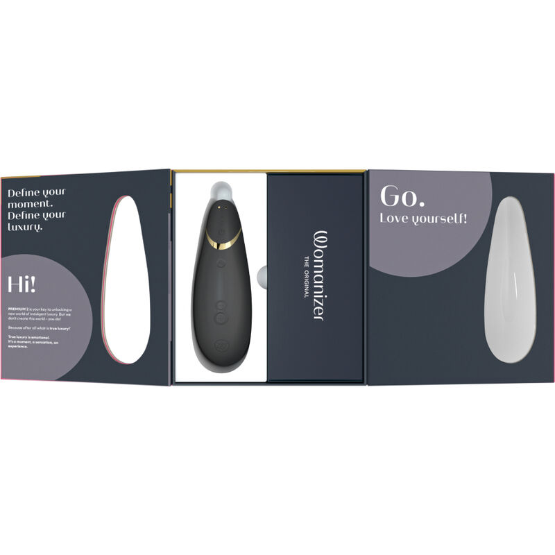 WOMANIZER - PREMIUM 2 CLITORAL STIMULATOR BLACK - Image 5