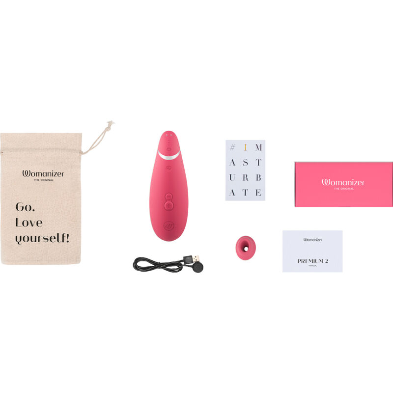 WOMANIZER - PREMIUM 2 CLITORAL STIMULATOR RASPBERRY - Image 6