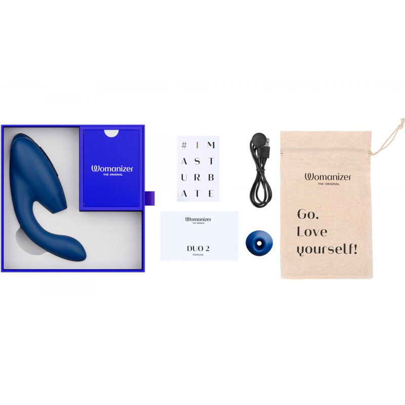 WOMANIZER - DUO 2 STIMULATOR BLUE - Image 4