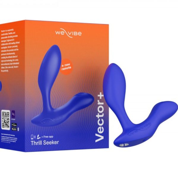WE-VIBE - VECTOR+ VIBRATING PROSTATE MASSAGER ROYAL BLUE - Image 2