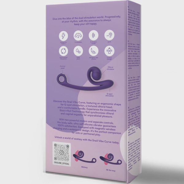 SNAIL VIBE CURVE VIBRATOR PURPLE - Image 5