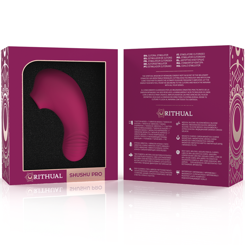 RITHUAL' - SHUSHU PRO STIMULATOR CLITORAL 2 POWERFULL MOTORS ORCHID - Image 8