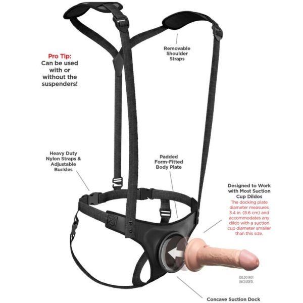 PIPEDREAM - BODY DOCK STRAP-ON SUSPENDERS - Image 5