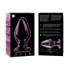 NEBULA SERIES BY IBIZA' - MODEL 3 ANAL PLUG BOROSILICATE GLASS 11 X 5 CM PINK - Image 4