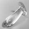 NEBULA SERIES BY IBIZA' - MODEL 5 ANAL PLUG BOROSILICATE GLASS 12.5 X 3.5 CM CLEAR - Image 5