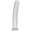 NEBULA SERIES BY IBIZA' - MODEL 8 DILDO BOROSILICATE GLASS 14.5 X 2 CM CLEAR
