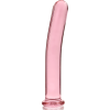 NEBULA SERIES BY IBIZA' - MODEL 9 DILDO BOROSILICATE GLASS 15.5 X 2.5 CM PINK