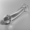 NEBULA SERIES BY IBIZA' - MODEL 11 DILDO BOROSILICATE GLASS 16 X 3 CM CLEAR - Image 5
