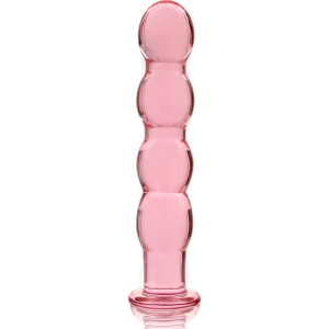 NEBULA SERIES BY IBIZA' - MODEL 10 DILDO BOROSILICATE GLASS 16.5 X 3.5 CM PINK