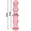 NEBULA SERIES BY IBIZA' - MODEL 10 DILDO BOROSILICATE GLASS 16.5 X 3.5 CM PINK - Image 4