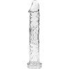 NEBULA SERIES BY IBIZA' - MODEL 12 DILDO BOROSILICATE GLASS 17 X 3.5 CM CLEAR