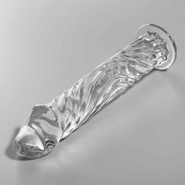 NEBULA SERIES BY IBIZA' - MODEL 12 DILDO BOROSILICATE GLASS 17 X 3.5 CM CLEAR - Image 5